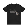 Can't Wait to Get Home and Cross Stitch (with Kitty) Tee Shirt