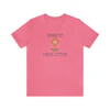 Born to Cross Stitch (with Flower) Tee Shirt