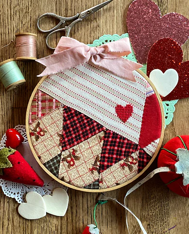 Quilt Hoop Heart 12