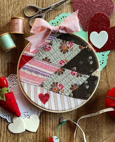 Quilt Hoop Heart 14