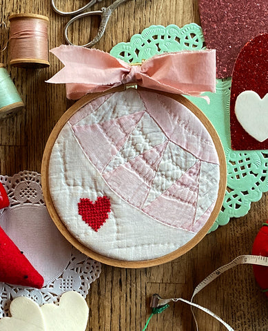 Quilt Hoop Heart 17