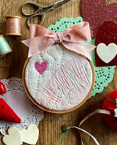 Quilt Hoop Heart 5