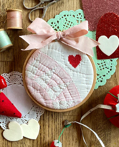 Quilt Hoop Heart 6