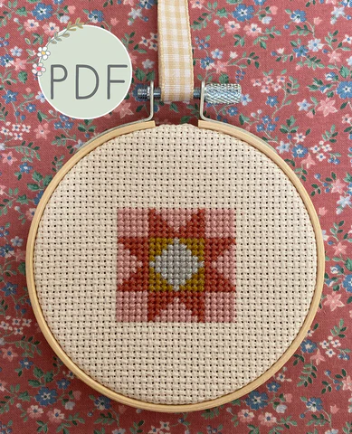 Crystal Star 1 Mini Cross Stitch Pattern