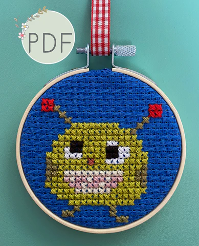 Monster Mini Cross Stitch Pattern