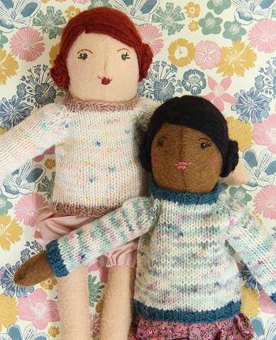 Little Raglan Pullover for Dolls Knitting Pattern