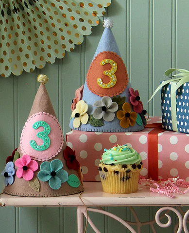 Prettiest Party Hats Sewing Pattern