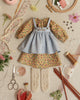 Peasant Dress, Pinafore, and Stockings Kit: Wild Garden 8706