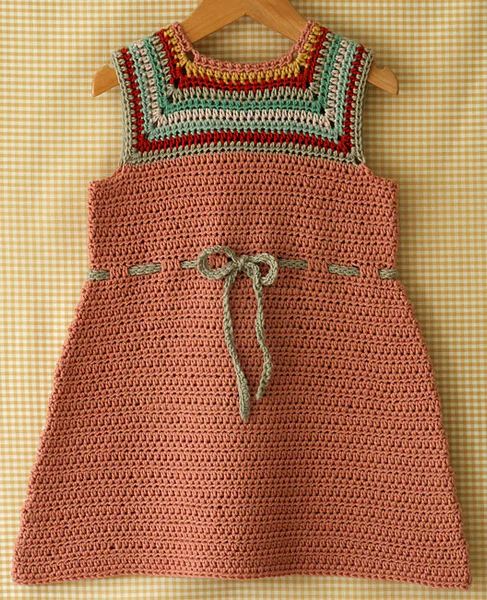 Mina Baby and Toddler Dress Crochet Pattern