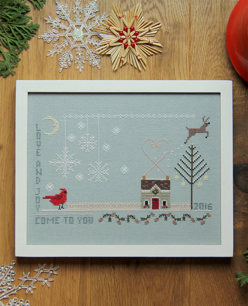 Love and Joy Cross Stitch Sampler Kit